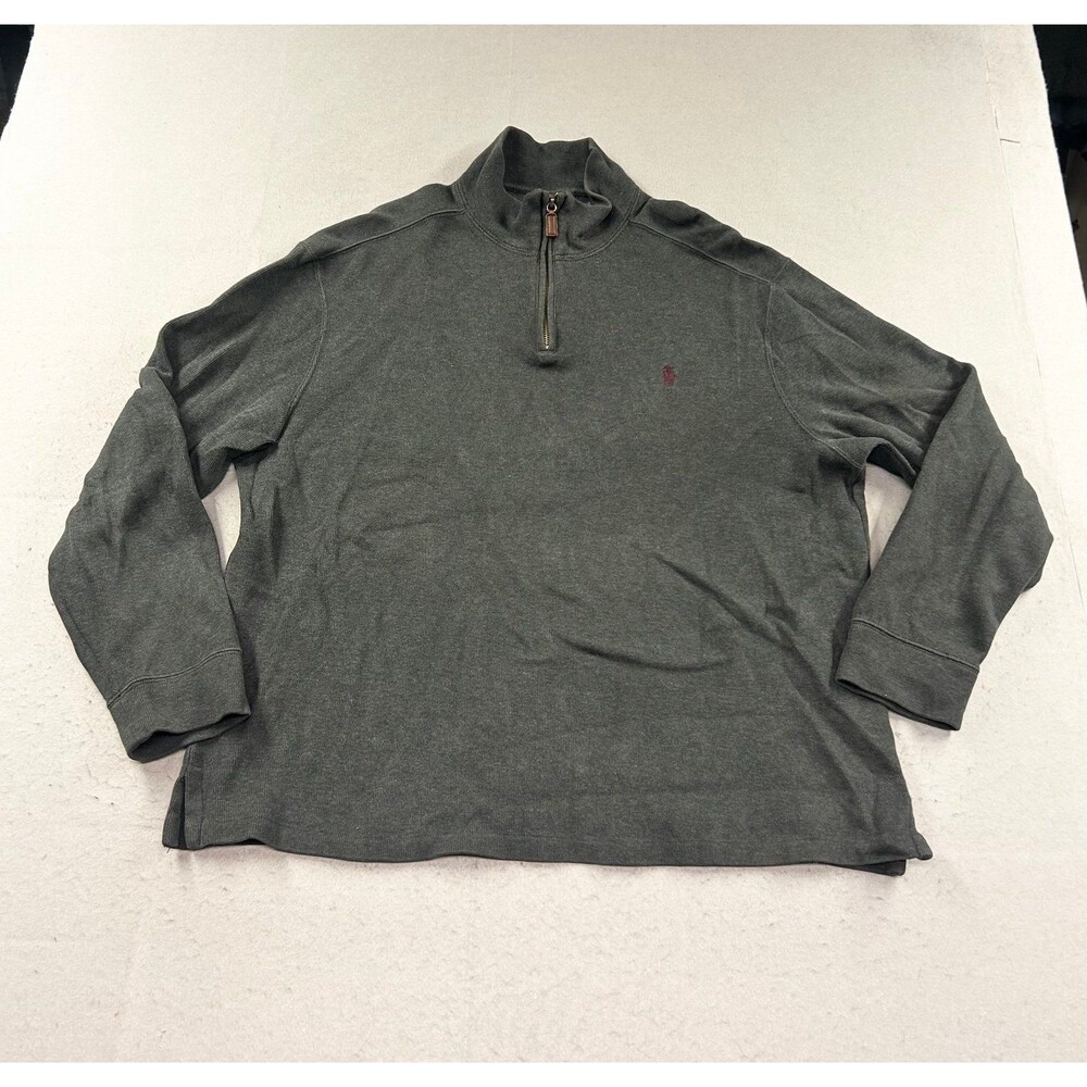 Polo Ralph Lauren Men’s 1/4 Zip Charcoal Jacket XL